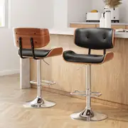 2 x Wooden Bar Stools