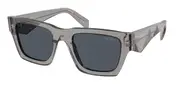 Prada PR A06S 16Z70B Men's Sunglasses Grey Size 50