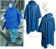 Red Ledge PVC Poncho With Attached Hood - Waterproof Youth-Teen One Size