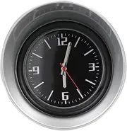 1Set Car Dashboard Clock Practical Mini Automotive Timepiece with Dial Stylish Design for Vehicles Home Office and School Use