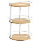 3-Tier Lazy Susan Organizer Rotating Spice Rack Spinning Organizer Industrial...