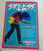 SKEGSS 2018/2019 NO FUTURE TOUR - Laminated Australian Tour Poster - NEW!