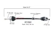 CV Axle Shaft PROTECH HY10581 fits 06-09 Kia Optima (for: Kia)