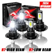 FOR Smart Fortwo 2008-2015 SUPER Bright Headlight Bulbs Hi & Lo Beam 4pcs (for: Smart)