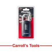 Master Lock 48mm Combination & Key Padlock 656EURDBLK
