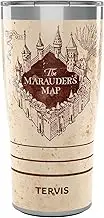 Tervis Harry Potter The Marauder's Map Triple Walled Insulated Tumbler, 20oz, Stainless Steel