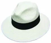 Lawn Bowl Hat UPF50+ Full 7cm Brim Green Under S M L XL PAPERBRAID SAFARI 21024
