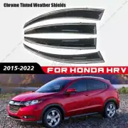 Chromed Tinted Weather Shields for Honda HRV HR-V 2015-2022 Weathershields (for: Honda)