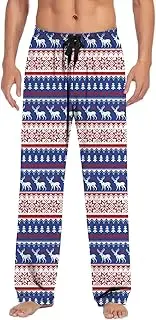 [Generic] Boy 9 Mens Casual Pants Pajama Pants with Drawstring and Pockets Boy Slip