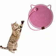 Cats Sleeping Mat with Ball Cat Scratching Pad for Carpet Indoor Cats Couch