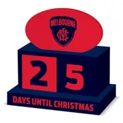 Melbourne Demons AFL Christmas Countdown Blocks