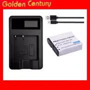 NP-40 Battery & Lcd USB Charger for Casio Exilim For Pentax For Kodak Cameras