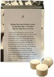 Torula Yeast Bait - 20 Pellets, Food Bait for Tephritid Fruit Flies