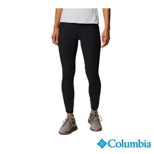 Columbia 哥倫比亞 女款- UPF50快排彈性運動長褲-黑色 UAR21760BK