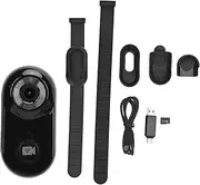 Pet Collar Camera Lightweight HD 1080P Outdoor Action Cam for Dog Cat (Black)