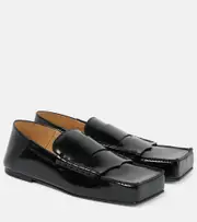 [Jacquemus] Jacquemus Les Mocassins Carré leather loafers AU 7 black
