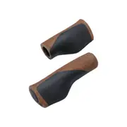 Bbb-Cycling Grips Mamba R130/L92Mm Blk/Cork W/End Cap - Black/Brown Size 130mm