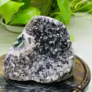 280g Natural Amethyst Geode Mineral Specimen Crystal Quartz Energy Decoration