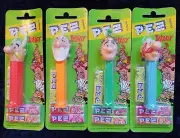 New ASTERIX Rare PEZ Bonbons 1997 Full Set of 4 Mint on European Cards Sealed