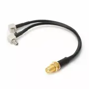 Dual Modem Patch Lead Telstra Nighthawk M2 (Netgear MR2100) RG174 Cable 15cm