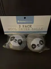 New HomeWorks 2 Pack Wool dryer balls