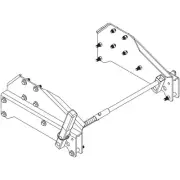 Demco 6059 Fifth Wheel Trailer Hitch Adapter Plate Side Rail, Bolt On