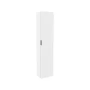 Lugna 2048 x 450 x 280mm White 5 Shelf 1 Right Hand Door Cabinet - White