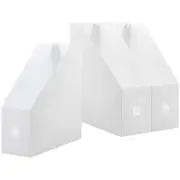 3 Pcs File Rack Storage Box Filing Boxes Organiser Student Use Document