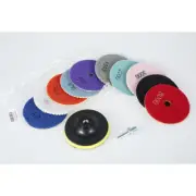 12Pcs Diamond Polishing Pads 4 Inch 50-8000 Grit Diamond Buffing Pads Wet ✸