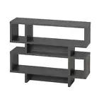111cm Console Table Wooden Hallway Entryway Table 4-tiers Ample Storage Shelves