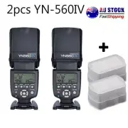 2x Yongnuo YN-560 IV Flash Speedlite for Canon Nikon Olympus Pentax DSLR Camera