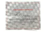 Chopard Miglia 1000 Chronometer Certificate Blank