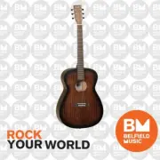 Tanglewood Crossroads Acoustic Guitar Orchestra Left Handed Whiskey Barrel Burst