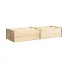 Garden Bed Raised Wooden Planter Box Container Set of 4 120x45x45cm