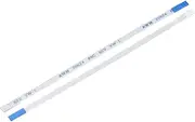 uxcell FFC Ribbon Flat Flexible Cable, 5 Pin 0.5mm Pitch 100mm Long (B Type) for LCD 3D Printer Camera DVD TV Laptop Audio Pack of 20