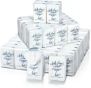 Spiareal 50 Pcs Happy Tears Tissues Packs Facial Tissues Items for Guests Welcome Bags Pocket Paper 3 Ply Individual Mini Travel Size Bulk for Wedding Party Favor Ceremony Graduation(Blue Love)