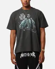 [CULTURE KINGS] Culture Kings X Wwe Seth Rollins Wrestlemania Xli Heavy T-shirt Black Wash - Size XL XL Black Wash