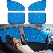 aokway Car Sun Shade, Rear Front Window Shade Side Window Sunshade Baby 4pcs