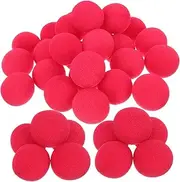 OFFSCH Sponge Clown Nose 50mm Red Circus Clown Nose Bulk for Party Decorations