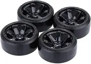4Pcs/Set 1/10 Drift Car Tires Hard Tyre for Traxxas HSP Tamiya HPI Kyosho On-Road Drifting Car