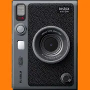FUJIFILM INSTAX MINI EVO Hybrid Instant Camera 90th Anniversary Bundle (Silver) - Brand New