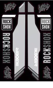 Sticker Kit Fork MTB Rockshox Boxxer 15 Scratchproof Stickers Fork Seal Driver