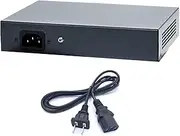 PoE Switch Unmanaged, 8 Port Gigabit PoE Switch with 2 Gigabit Uplink, 120W Built-in Power