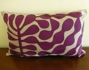 Jolie Plum rectangular cushion cover lumbar support 30 x 50 cms