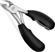 Professional Toenail Clippers for Thick and Ingrown Nails - Super Sharp Curved Blades for Men and Seniors - Ideal Pedicure Tool for Foot Car