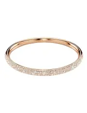 [Swarovski] Sublima Bangle Snow Pave Rose Gold-Tone Plated in White