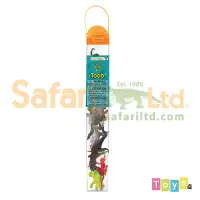 在飛比找誠品線上優惠-Safari 681804河川生態動物迷你模型筒