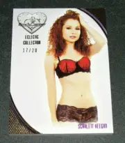 2016 Benchwarmer SCARLETT KEEGAN Eclectic #52 Gold Foil Variant/20 PLAYBOY Sexy