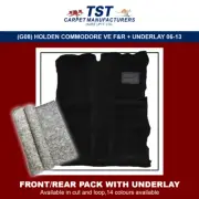 MOULDED CAR CARPET FITS (G08) HOLDEN COMMODORE VE F&R + UNDERLAY 2006-13