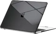 Gahwa Case Compatible with MacBook New Air 13 Inch 2020/2019/2018 (Model: A1932/A2179/A2337), Ultra Thin Protective Plastic Hard Case, Easy to Wipe, Smooth Case Cover - Black
